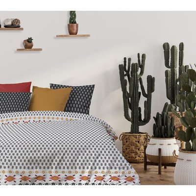 Parure De Lit 2 Personnes Loya Avec Housse De Couette Et Taies D'oreiller LES ATELIERS DU LINGE