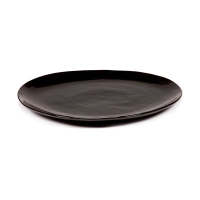 Plat Rond La Mère En Grès Ebony Ø25 Cm SERAX