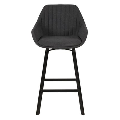 Chaise de bar pivotante marron ZAGO