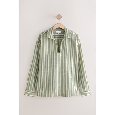 Chemise style kurta rayée NEXT