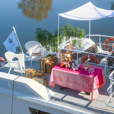 Nappe en Lin, CROISIÈRE SUR LE NIL LE JACQUARD FRANCAIS