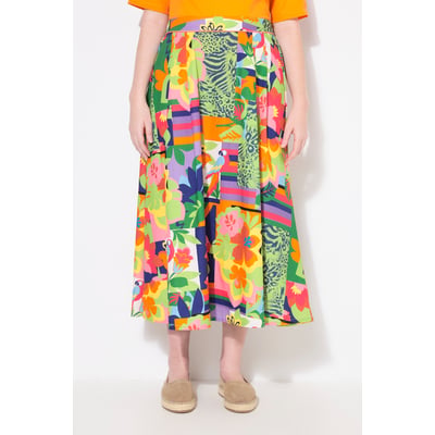 Jupe à taille confortable. Poches. Mélange ULLA POPKEN