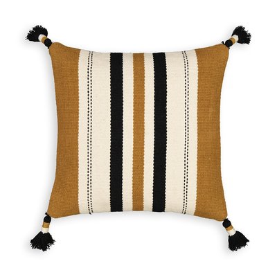 Capa de almofada às riscas, 45 x 45 cm, Palia LA REDOUTE INTERIEURS