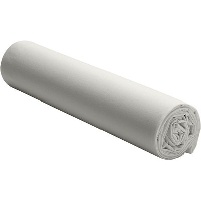 Drap housse percale de coton lavé bonnet 30 cm uni BATON ROUGE