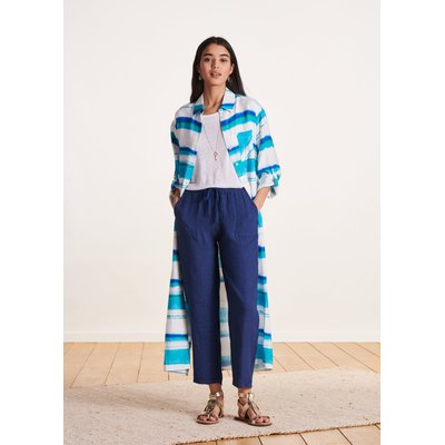 Pantalon cigarette en lin LA FEE MARABOUTEE