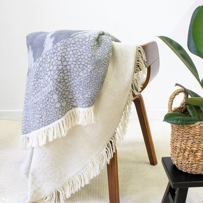 Plaid coton & autres fibres MATIERES GARNIER-THIEBAUT