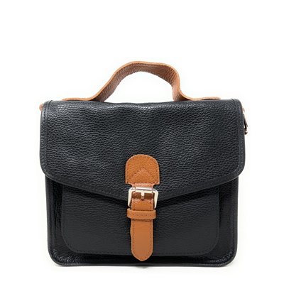 Sac bandoulière cartable en cuir grainé CALVI OH MY BAG
