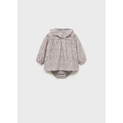 Robe et culotte coton MANGO BABY