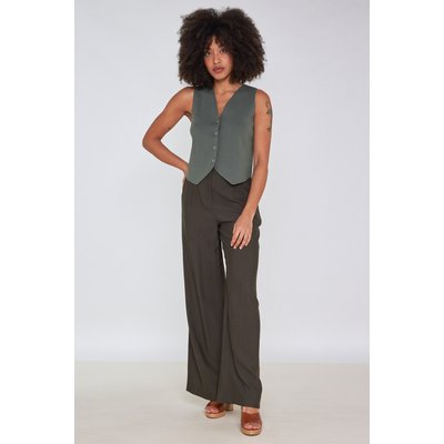Pantalon de tailleur large flaubert Maison 123