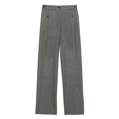 Pantalon à pinces Piotr mélangé gris INES DE LA FRESSANGE PARIS
