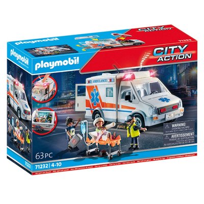 Ambulance avec sons et lumières PLAYMOBIL