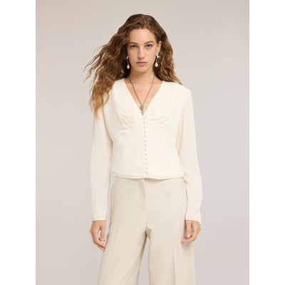 Chemise avec boutons recouverts MOTIVI