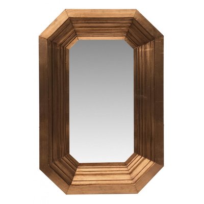 Grand miroir laiton cuivre DECORATION D’AUTREFOIS