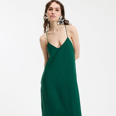 Abito lungo, spalline sottili LA REDOUTE COLLECTIONS