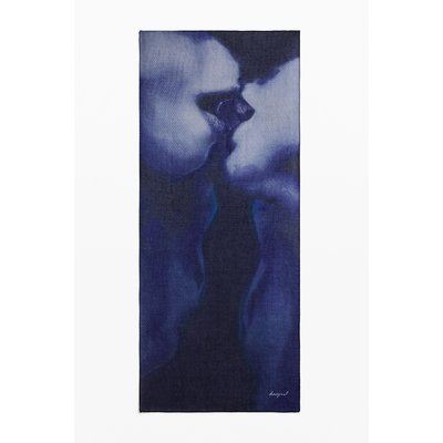 Desigual - Foulard plissé baiser DESIGUAL