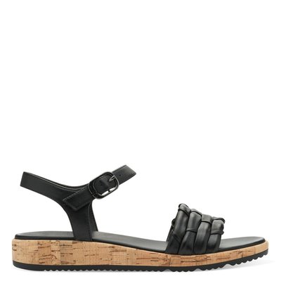 Sandale à talon en cuir TAMARIS