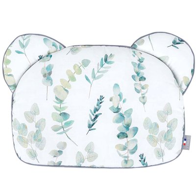Oreiller plat coussin réversible ourson EUCALYPTUS SEVIRA KIDS