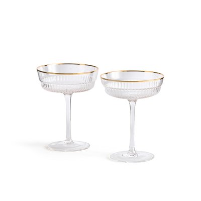 Lot de 2 coupes à champagne, Togari LA REDOUTE INTERIEURS