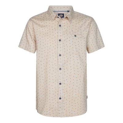 Printed Cotton Shirt Wit Short Sleeves PETROL INDUSTRIES