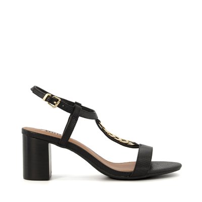 Sandales à talon carré et chaîne - JAX DUNE LONDON