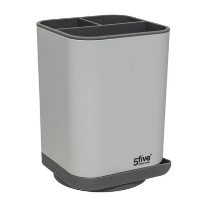 Pot égouttoir à ustensiles  Gris  4 compartiments EDEN