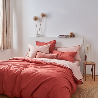 Housse de couette en percale de coton vert, ALCOVE OLIVIER DESFORGES