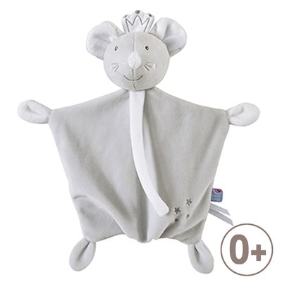 Attache tetine souris grise SUCRE D'ORGE