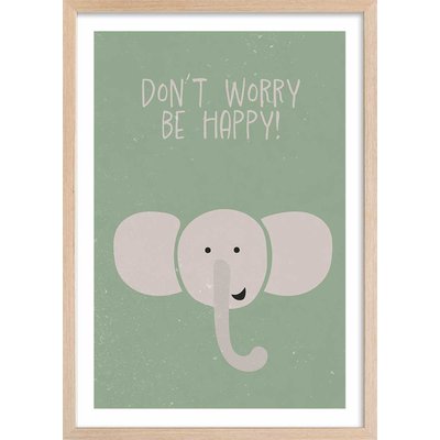 Affiche enfant elephant HEXOA