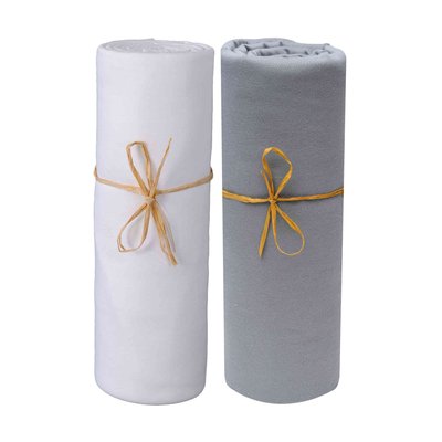 Drap housse jersey bio (lot de 2) P TIT BASILE