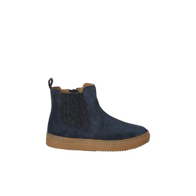 Boots cuir zippées et élastiquées VERTBAUDET