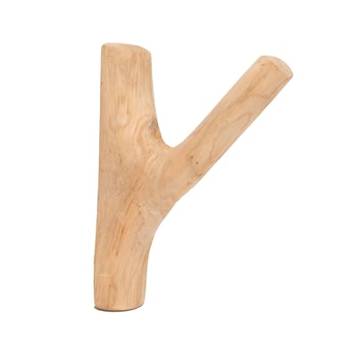 Patère en bois de teck HOOK BAZAR BIZAR