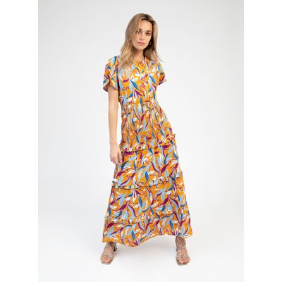 ROBE IMPRIMEE ET AJUSTEE OUMANY AN'GE