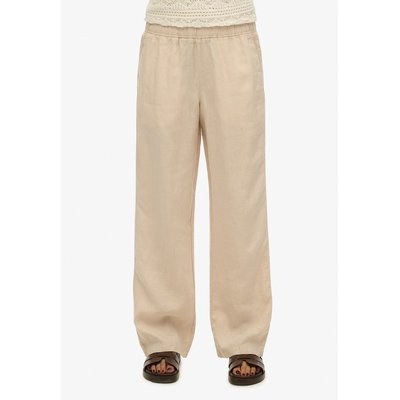 Pantalon en lin à cordon de serrage SUPERDRY