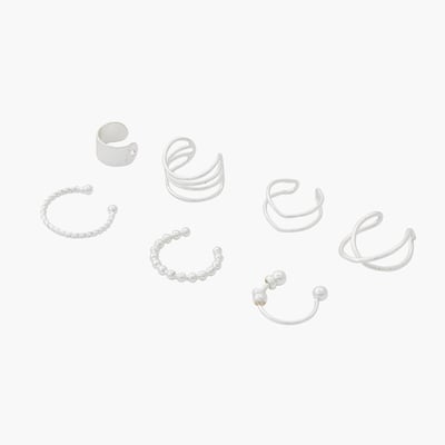Set de 7 ear cuffs argenté BALABOOSTE