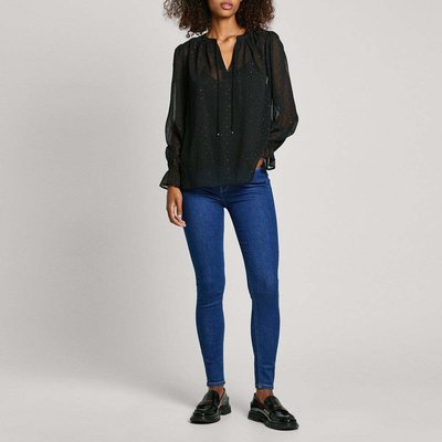 Blouse Semi-Transparente En Plumetis PEPE JEANS