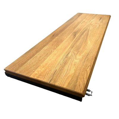 Rallonge pour table ronde et carrée extensible en chêne huilé 130 cm PALERME (40 cm) PIER IMPORT