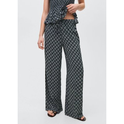 Pantalon droit imprimé MANGO TEEN