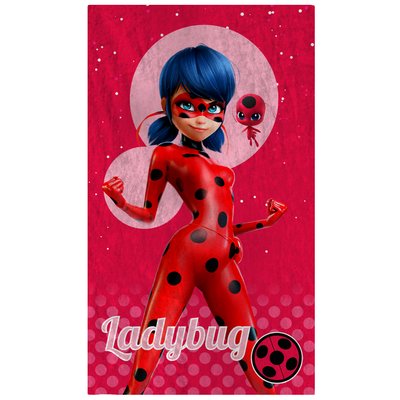Drap de plage imprimé velours 100% coton, SUPERGIRL MIRACULOUS