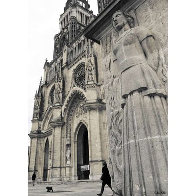 Tableau mural cathédrale Sainte Croix 45x65 cm CEANOTHE