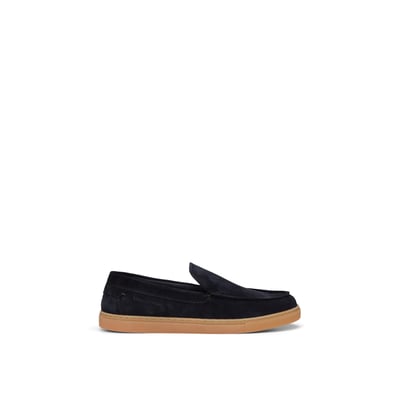 Mocassins modèle à carreaux en cuir velours MARC O'POLO