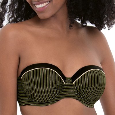 Haut de maillot de bain bandeau à armatures CASSIE ROSA FAIA BAIN