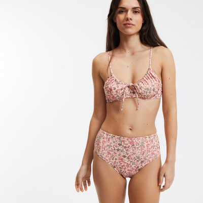 Bas de maillot de bain culotte haute, floral LA REDOUTE COLLECTIONS