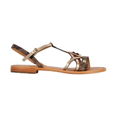 Sandale Plate Cuir Hironela LES TROPEZIENNES PAR M BELARBI