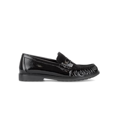 Mocassins en cuir vernis à talon décroché GABOR