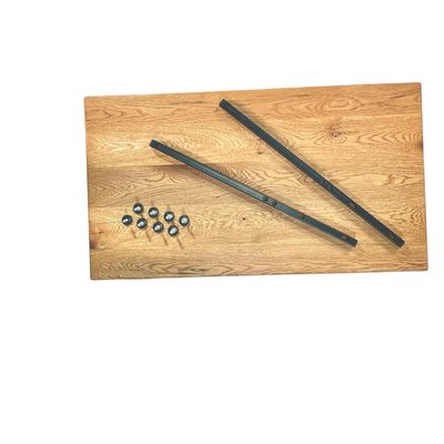 Rallonge pour table bords droits (180/200/240) chêne huilé ETNA PIER IMPORT
