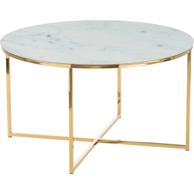 Table basse ronde ALISMA plateau verre RECOLLECTION