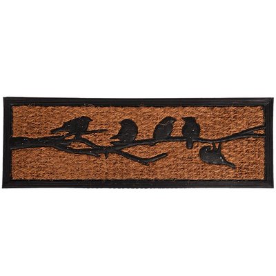 Paillasson caoutchouc et fibres de coco oiseaux BEST FOR BOOTS