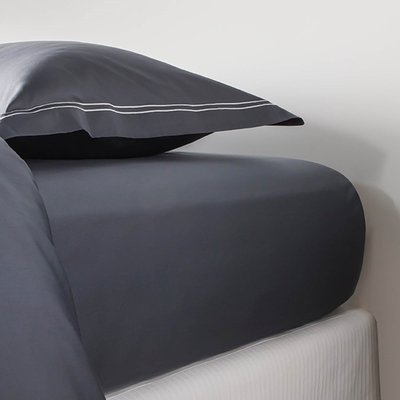 Drap housse LUXE satin de coton égyptien, bonnet 36 cm MPC MAISON