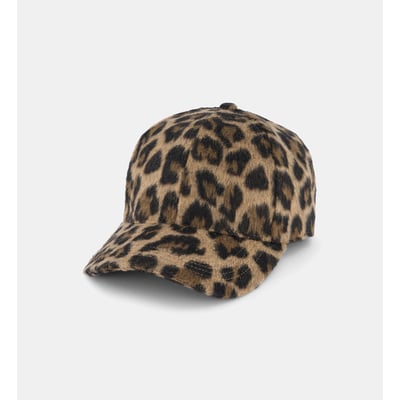 Casquette anne poils ras façon léopard GALERIES LAFAYETTE