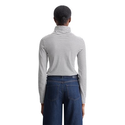 T-shirt long à col roulé slim en jersey de coton organique softme MARC O’POLO DENIM